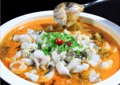 Seabass with Pickled Vegetable